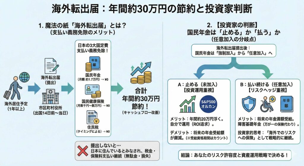 国民年金を止めるか払うかのメリット・デメリット比較チャート