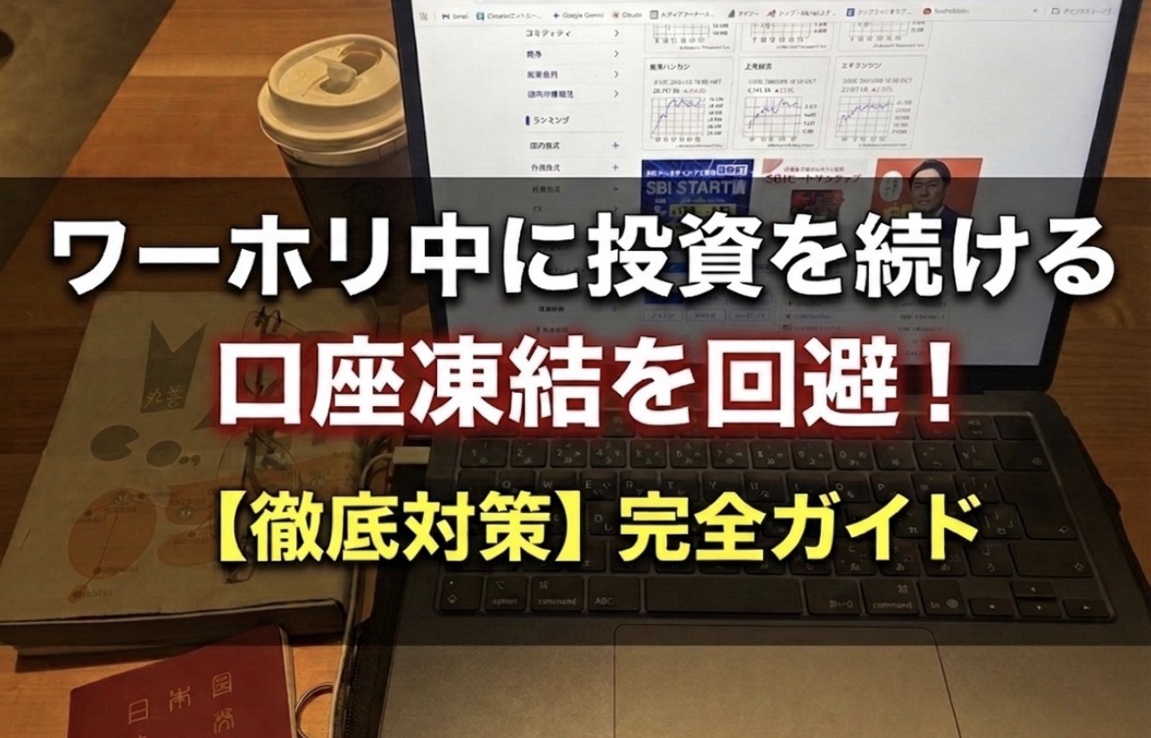 ワーホリ出発直前、海外で日本株・米国株を管理するためのMacBookとパスポート