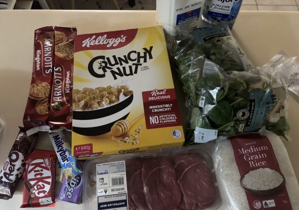 Colesで購入した食材